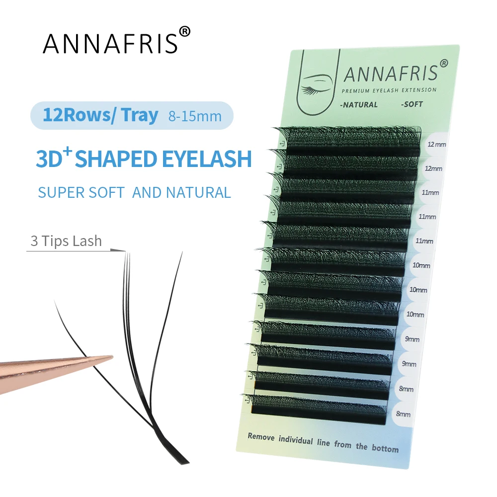 Red Clover Flower - ANNAFRIS 3D W สาม Core Eyelash