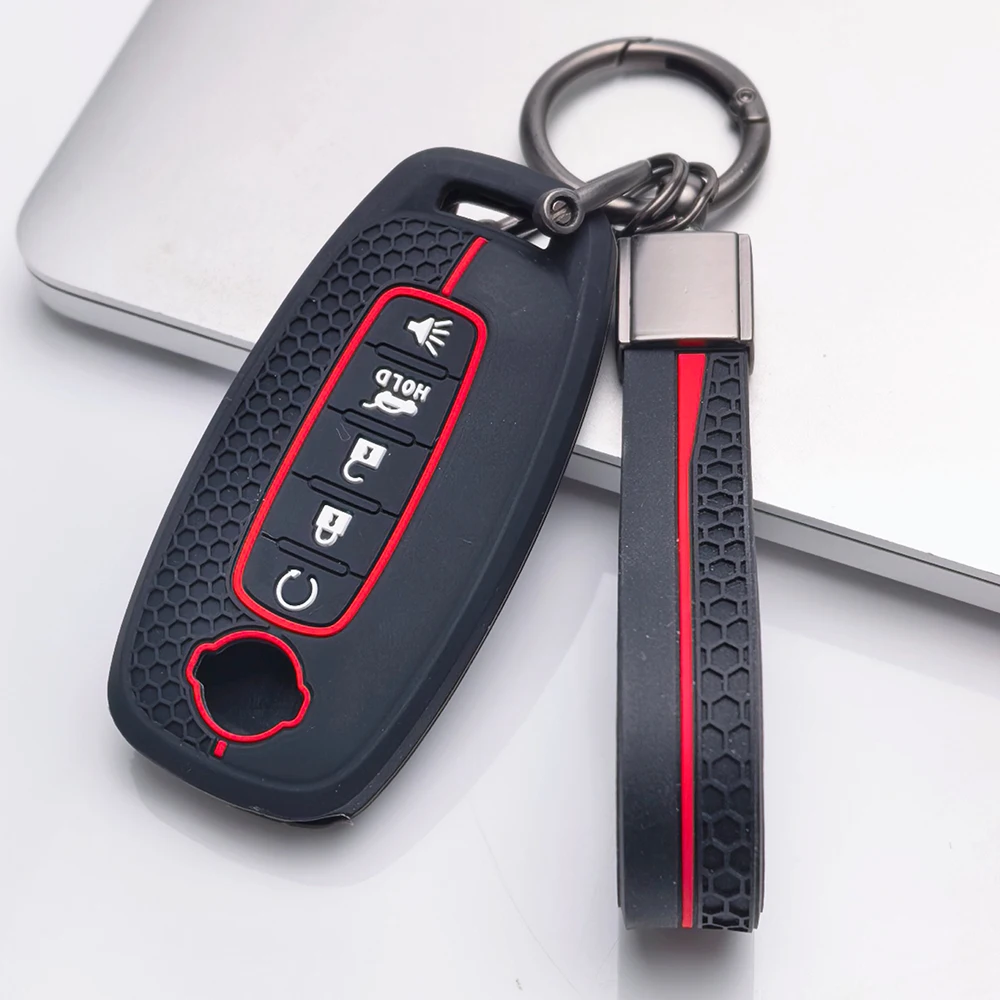 Wellness X - เคสซิลิโคนหุ้มกุญแจรถยนต์ 3 4 5 ปุ่ม สำหรับ