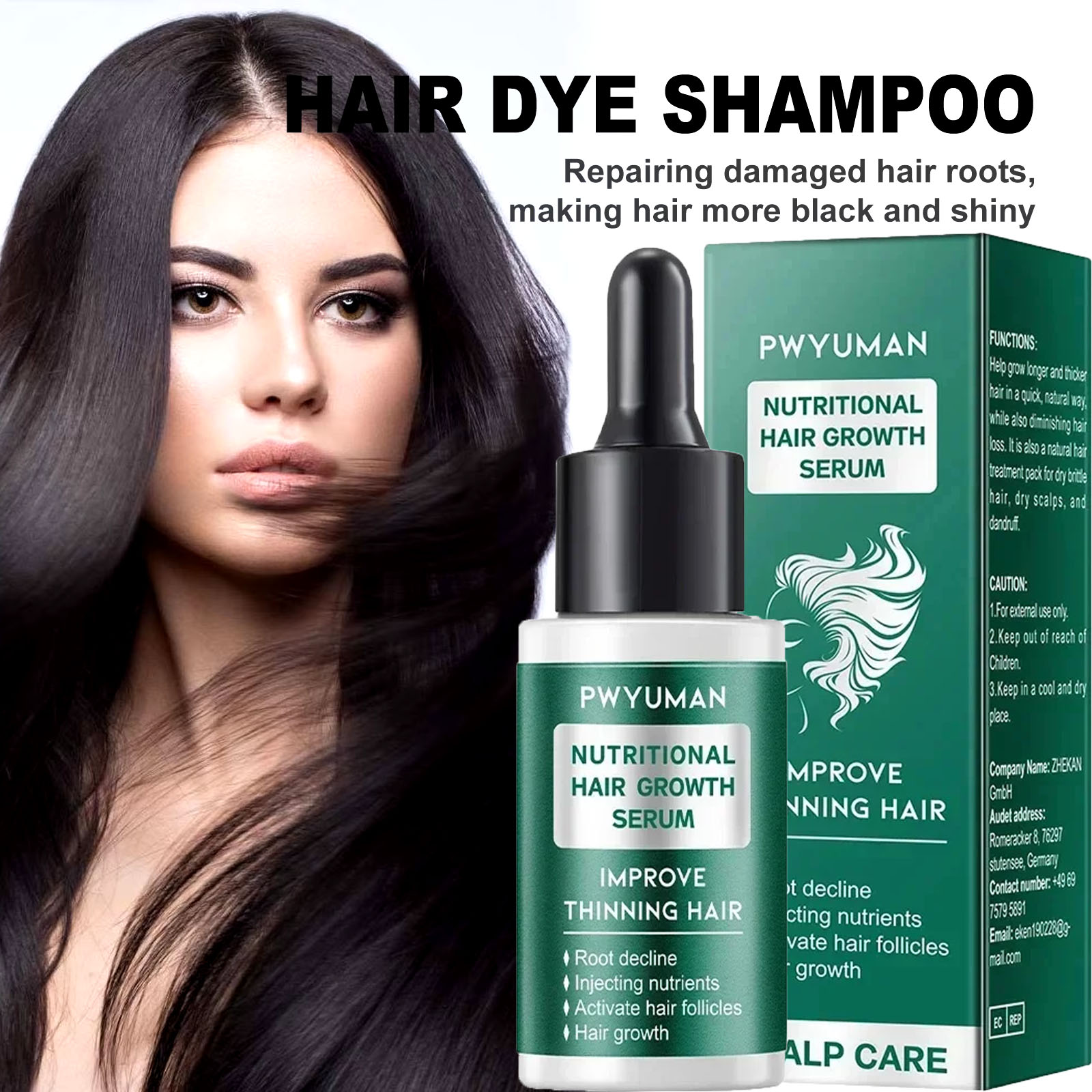Licorice Root Sticks - Hair Growth Essential Oil ป้องกันหัวล้าน Regrowth