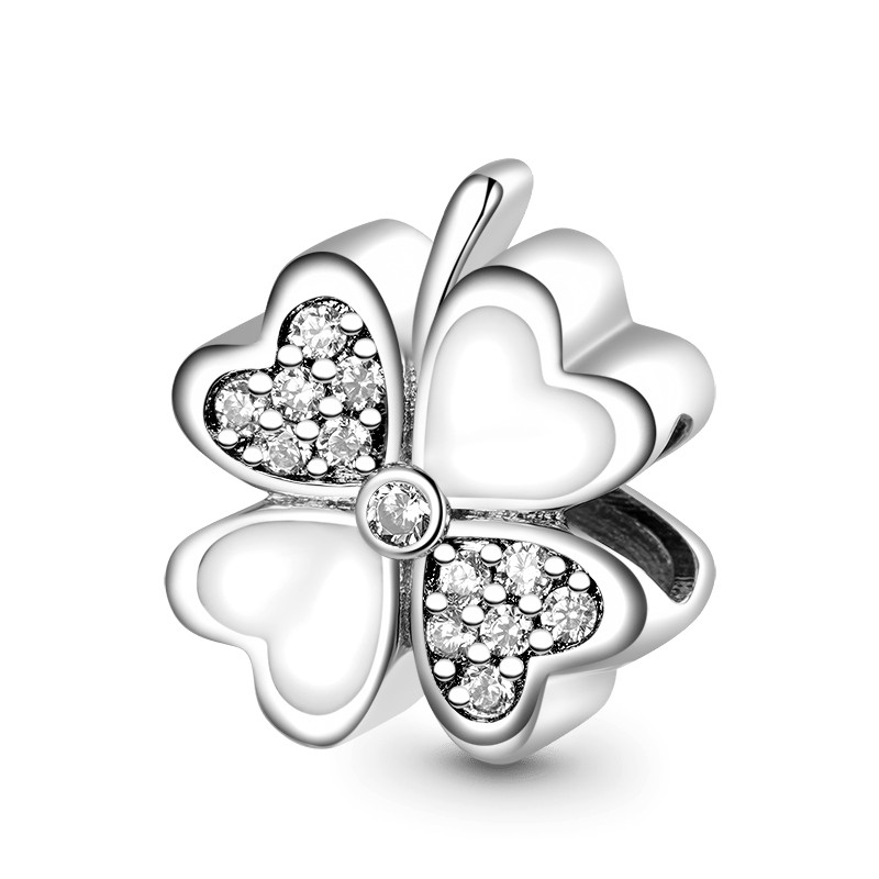 ขายดี สร้อยข้อมือเงินแท้ 925 ป - Red Clover Flower บทวิจารณ์และราคา