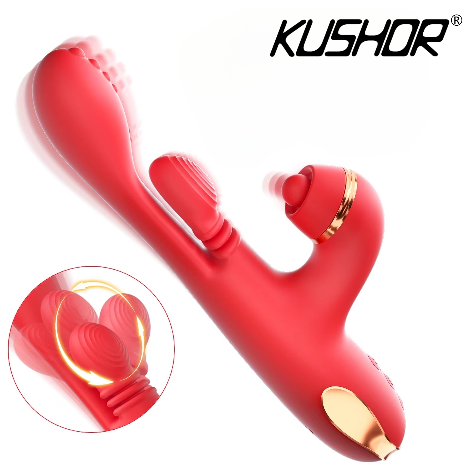 5 IN 1 แตะ Thrusting Dildo Vib - Wellness X บทวิจารณ์และราคา