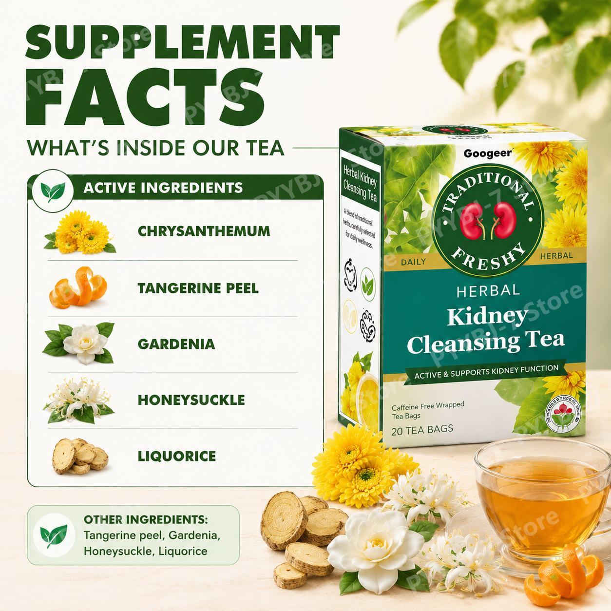 ชาสมุนไพรผสมดอกเก๊กฮวย ช่วยเสร - Wellness Herbal Tea Blends บทวิจารณ์และราคา