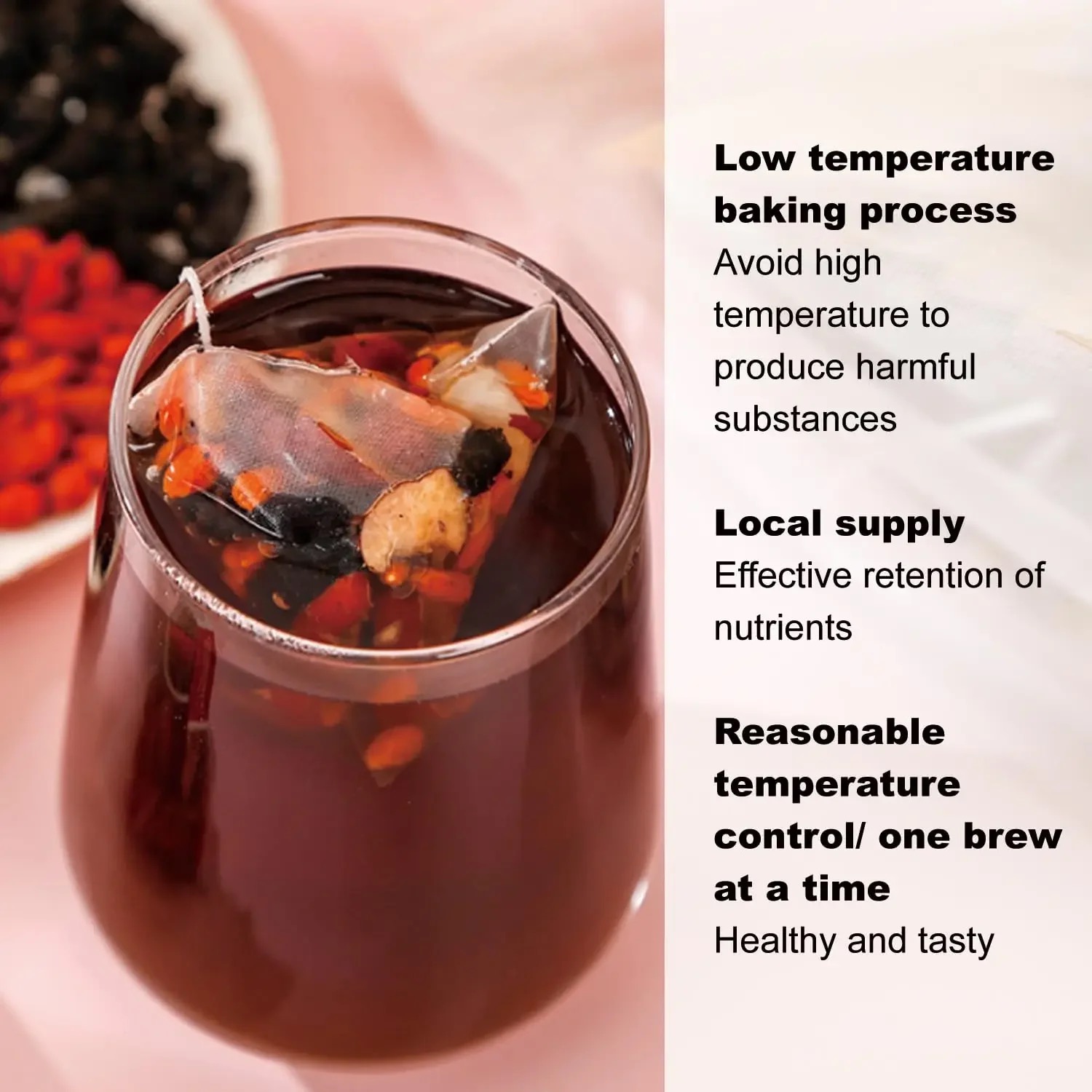ชาโสมห้าสมบัติพรีเมียม – ชาสมุ - Wellness Herbal Tea Blends บทวิจารณ์และราคา