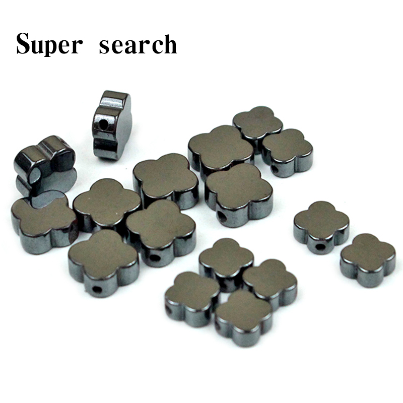 Clover Black Hematite หินแบน C - Red Clover Flower บทวิจารณ์และราคา