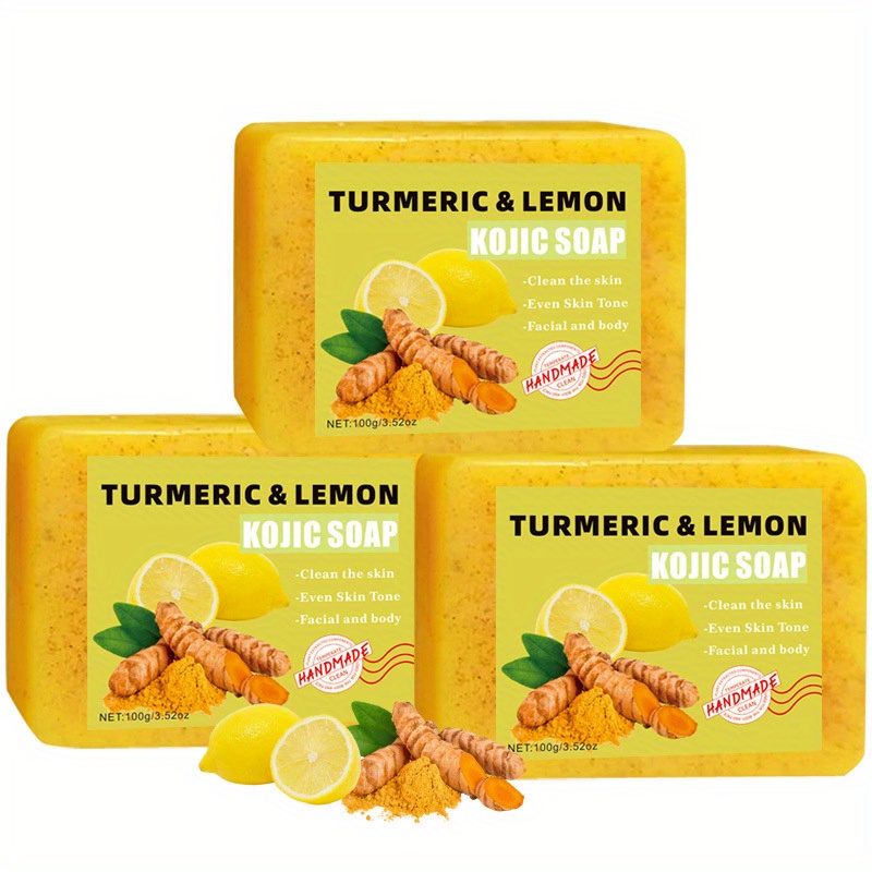 สบู่โคจิกแอซิดมะนาวขมิ้น 3 ชิ้ - Moringa Leaf Powder บทวิจารณ์และราคา
