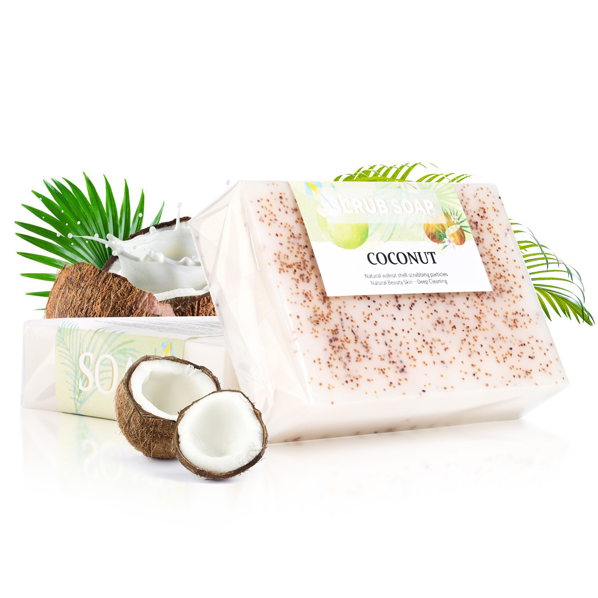 สบู่กะทิธรรมชาติ M+ ผสมอนุภาคฝ - Moringa Leaf Powder บทวิจารณ์และราคา